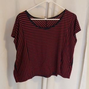 Red crop top